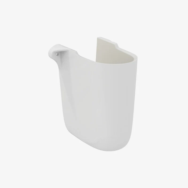 Ideal Standard Alto/Space Vitreous China Wall-Mounted Glossy White Semi-Pedestal Basin Support 246 x 280 x 355 mm
