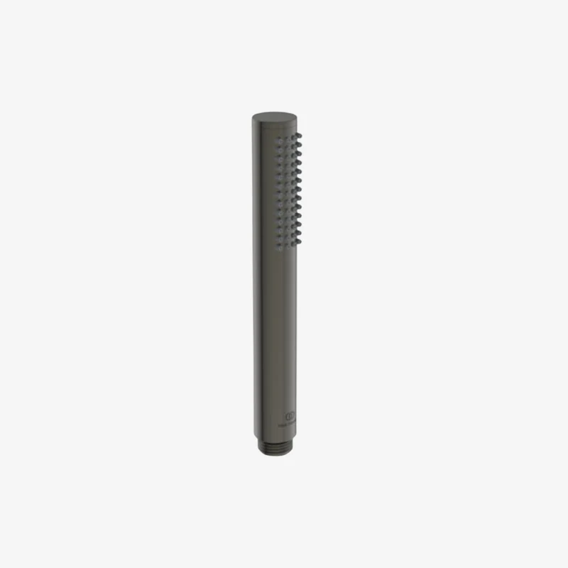 Ideal Standard Idealrain Magnetic Gray PVD Cylindrical Single-Spray Stick Handshower 25 x 25 x 198 mm