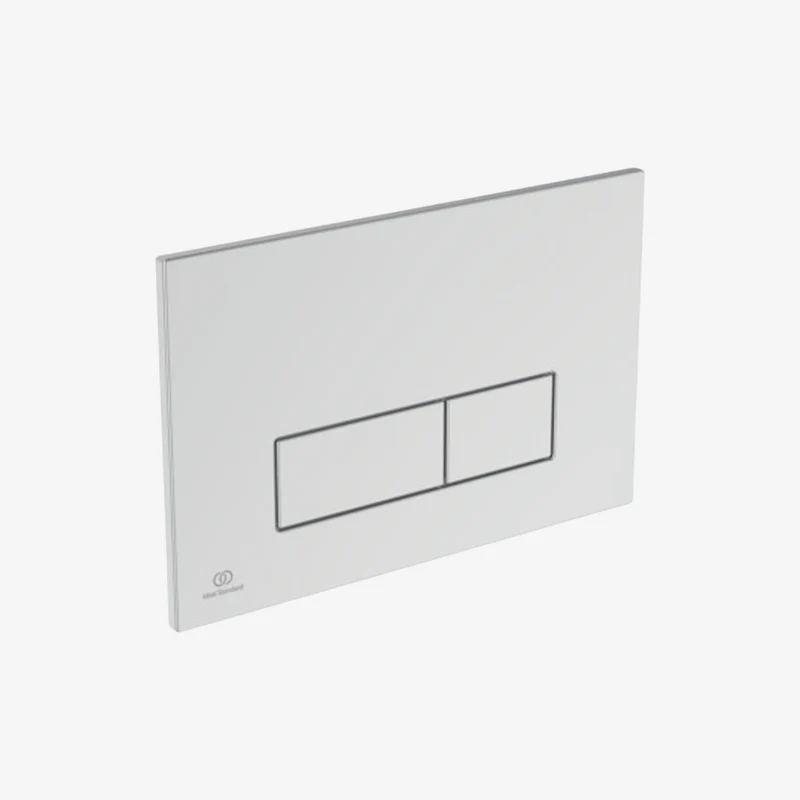 Ideal Standard Oleas P2 Wall-Mounted Chrome Dual Flush Pneumatic Flush Plate 234 x 154 x 8.5 mm