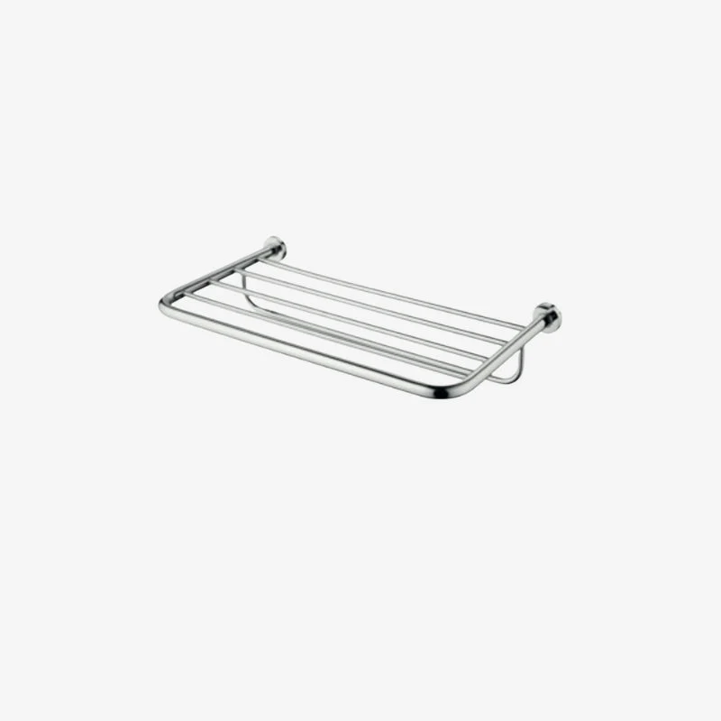 Ideal Standard IOM Chrome Metal Rectangular Wall Mounted Bath Towel Rack 304 × 622 × 115 mm
