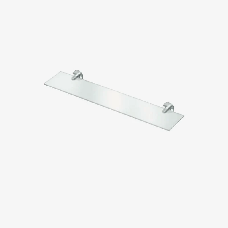 Ideal Standard IOM Rectangle Clear Glass Chrome Wall Mounted Shelf 138 × 520 × 48 mm