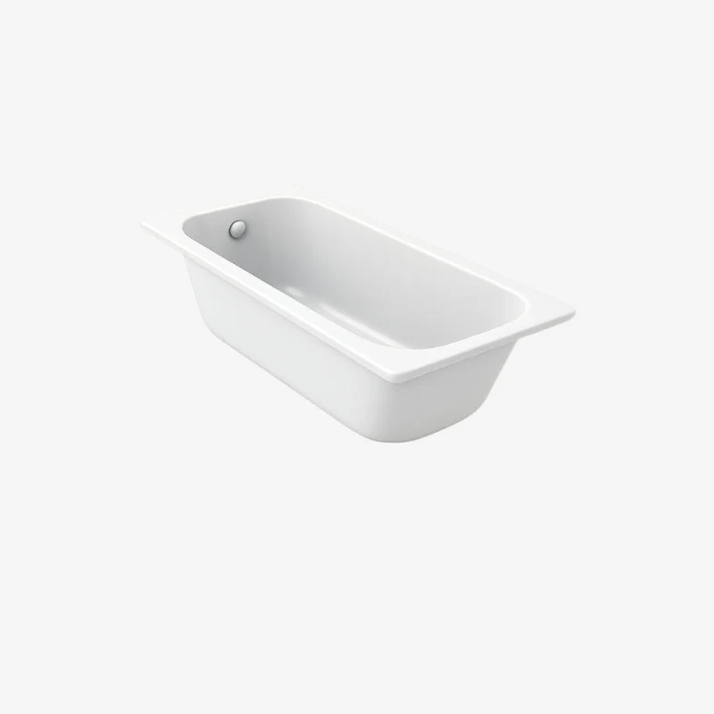 Ideal Standard Simplicity Rectangular Acrylic Built-In Bathtub White 1700 x 700 x 435 mm