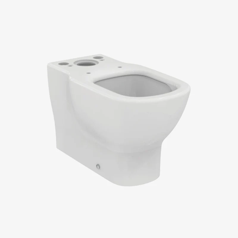 Ideal Standard Tesi White Ceramic Floor Mounted Close-Coupled Back-to-Wall Water Closet 660 x 360 x 400 mm