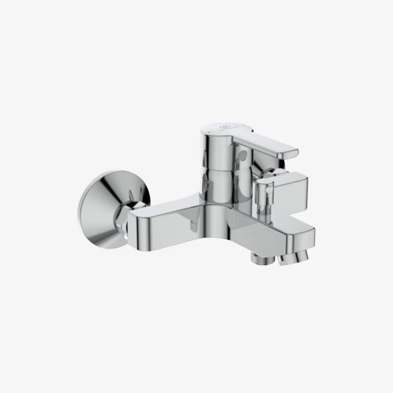 Ideal Standard Idealstream Chrome Brass Wall Mounted Exposed Bath & Shower Mixer 160–165 x 199 x 111 mm