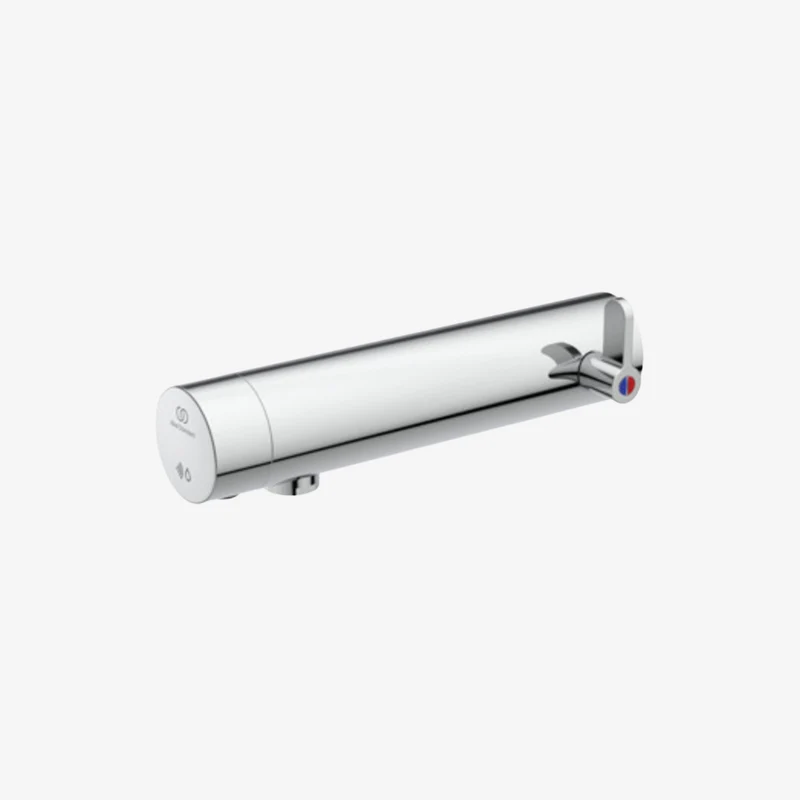 Ideal Standard SensorFlow Panel-Mounted Battery-Operated Infrared Basin Mixer Chrome 220 x 71.5 x 67 mm