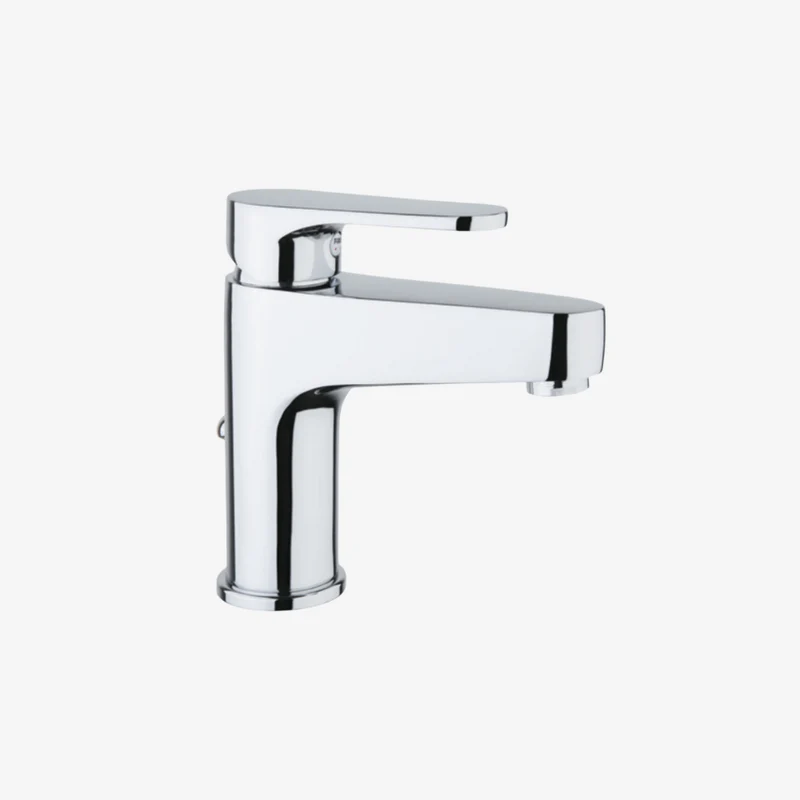 Webert Sirio Brass Deck-Mounted Chrome Basin Mixer with Pop-Up Waste 156 x 157 mm