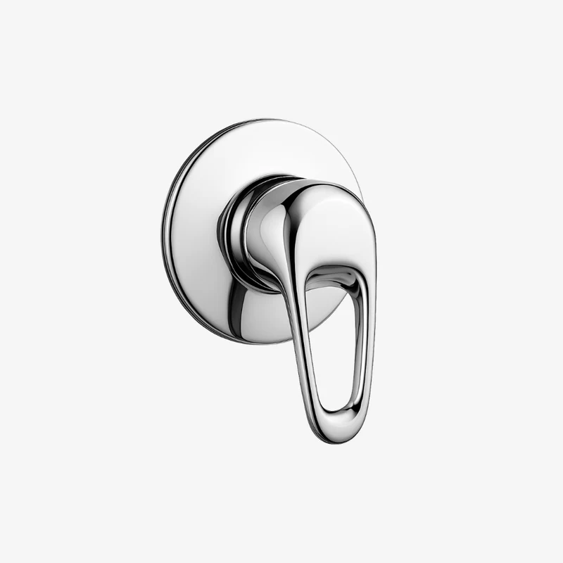 Webert Planet Chrome Wall Mounted Built-In Shower Mixer 117 x 117 mm