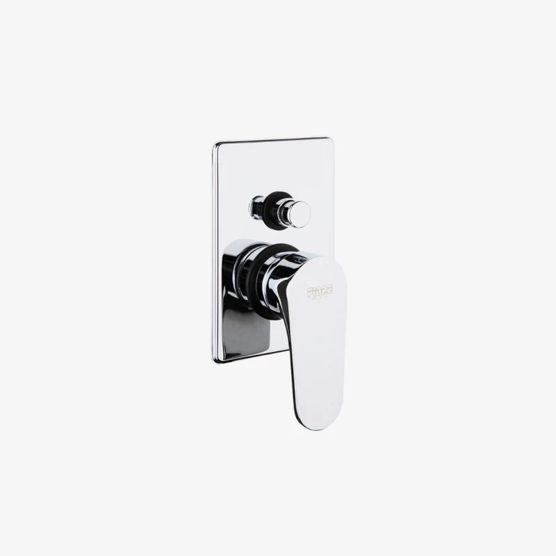 Webert Kevon Chrome 2-Way Concealed Built-In Shower Mixer with Diverter 50–80 x 110 x 160 mm