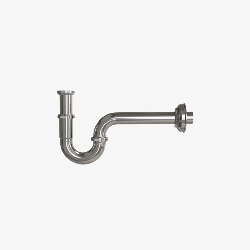 Devon&Devon D&D Chrome Plated Bottle S-Trap 1 1/4″ Inlet × 1 1/4″ Outlet