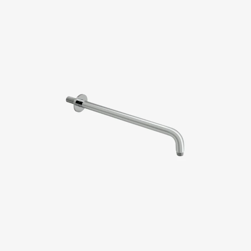VADO Elements Chrome Brass Round Easy Fit Wall Mounted Shower Arm 390 x 60 x 60 mm