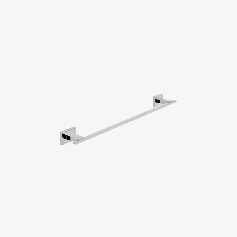 VADO Level Polished Chrome Brass Wall Mounted Towel Rail 60 × 450 × 35 mm