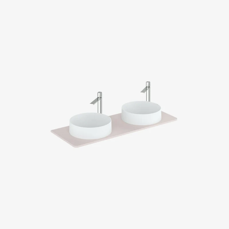 VADO Cameo Mineral Cast 1200 mm Worktop 454 x 1197 x 16 mm