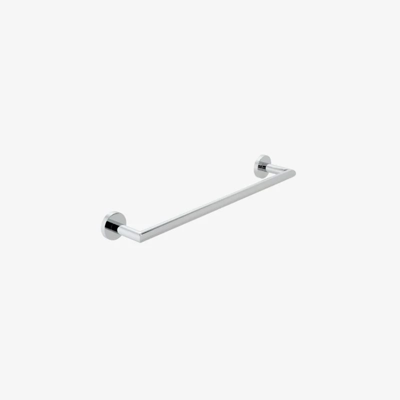 VADO Spa Polished Chrome Brass Wall Mounted Towel Rail 80 × 450 × 48 mm