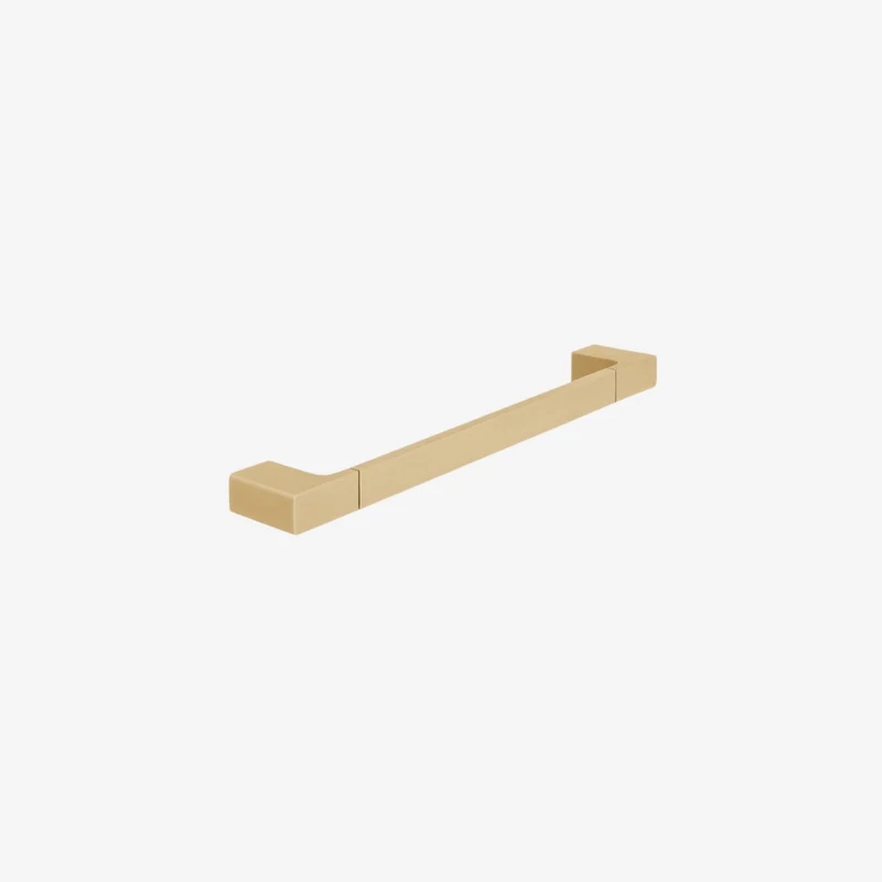 VADO Shama Brushed Gold Wall Mounted Towel Rail 65 × 450 × 30 mm