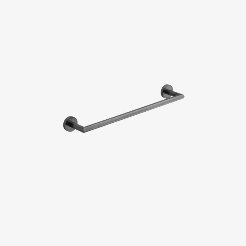 VADO Spa Brushed Black Brass Wall Mounted Towel Rail 80 × 450 × 58 mm