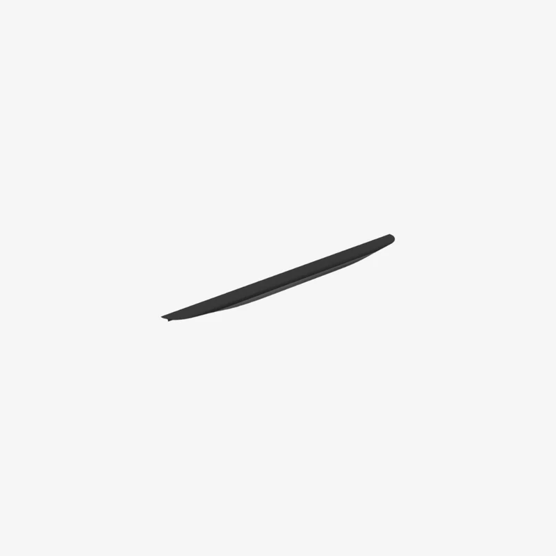 VADO Cameo Matt Black 600 mm Top Mounted Furniture Handle 593 x 15 mm