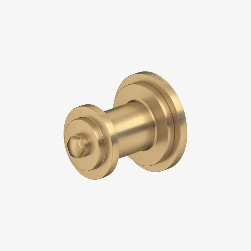 Perrin & Rowe Armstrong Solid Brass Wall Mounted Robe Hook 53 × 46 × 46 mm