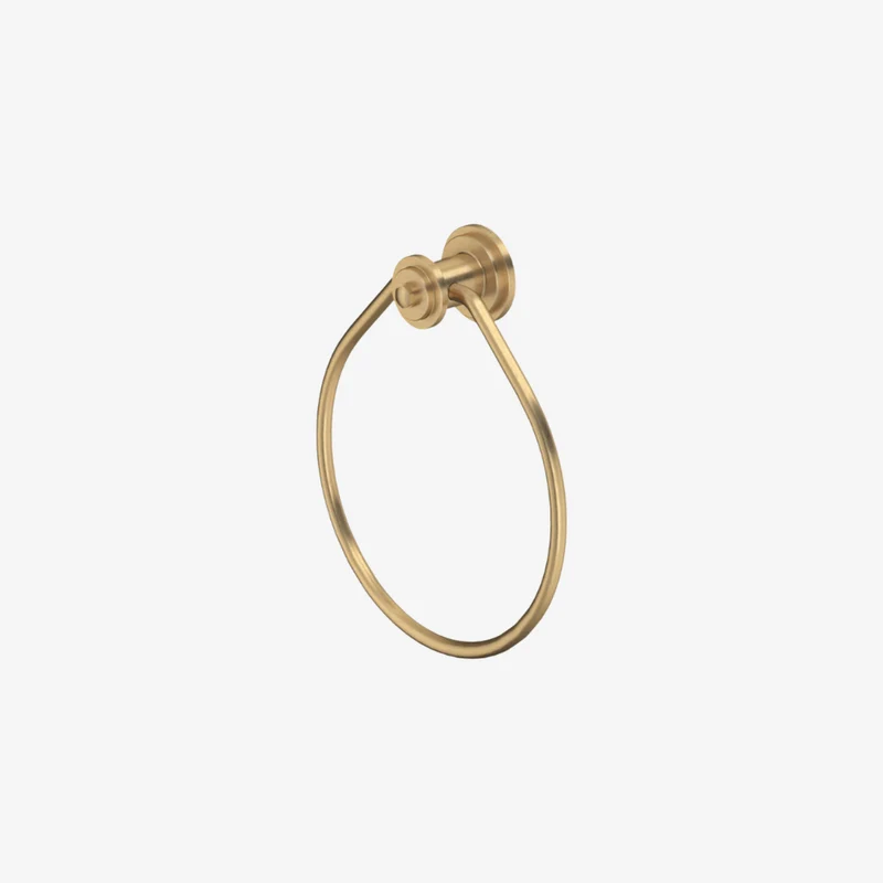 Perrin & Rowe Armstrong Solid Brass Towel Ring 53 × 150 × 196 mm