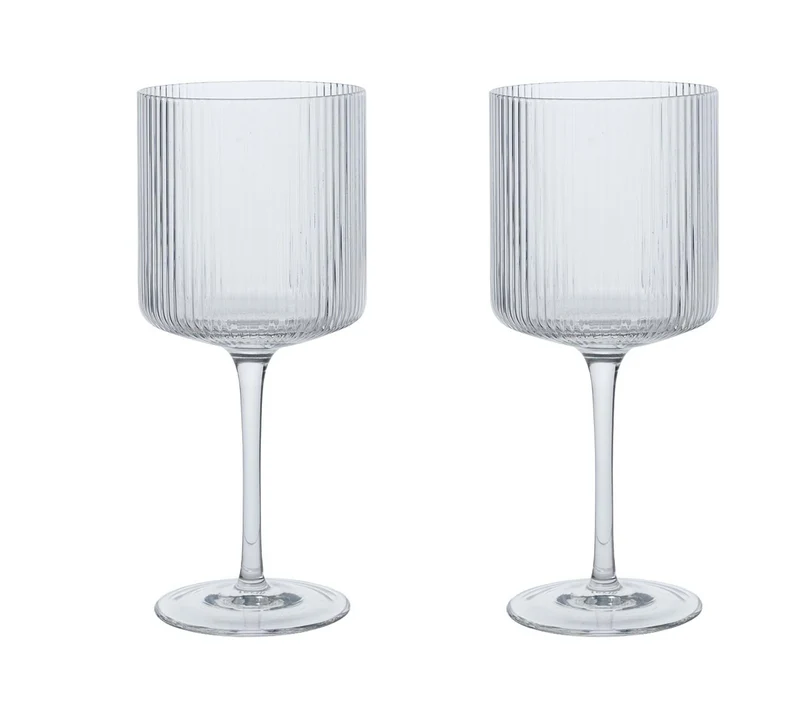Ripple Red Wine Glasses Set of 2