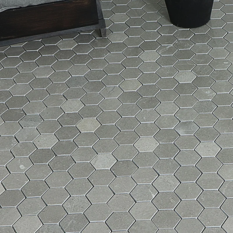 Mosaik Marmor Hexagon Stone Grey