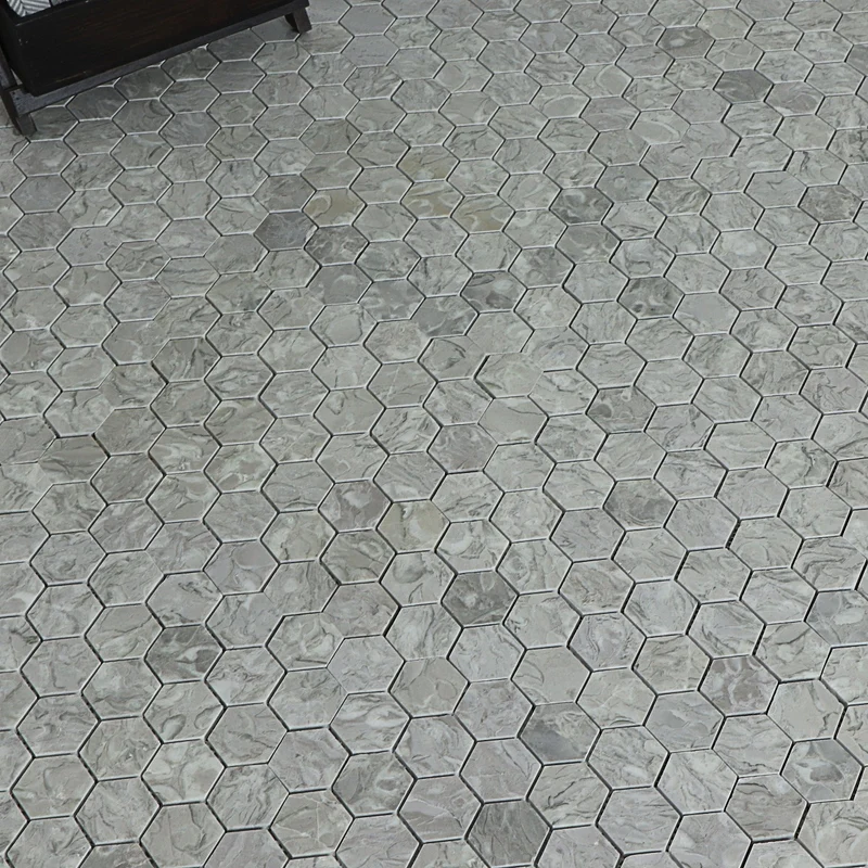 Mosaik Marmor Hexagon Ever Grey