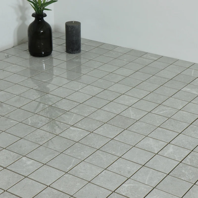 Mosaik Soapstone Silver Blank Marmor