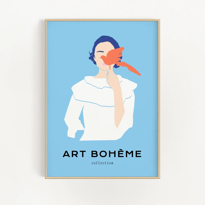 Lady with Bird | Veska