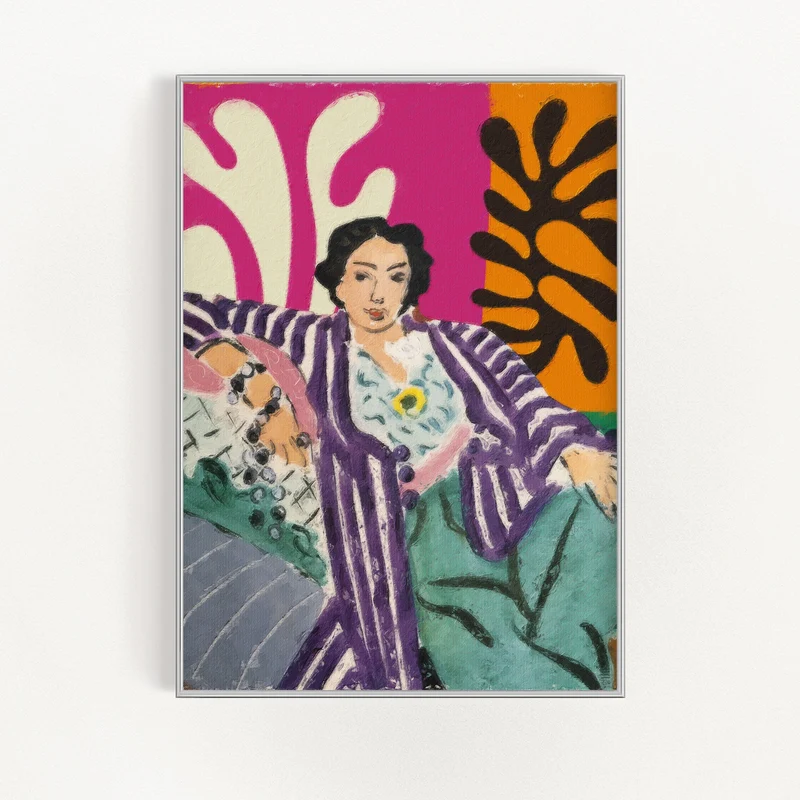 Matisse - Kvinna i en lila kappa | Veska