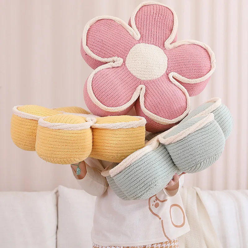 Pastell Fluffy Blomkudde | Veska