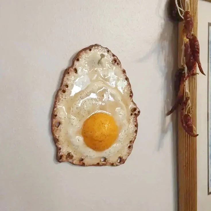 Crispy Fried Egg Wall Sculpture | Veska