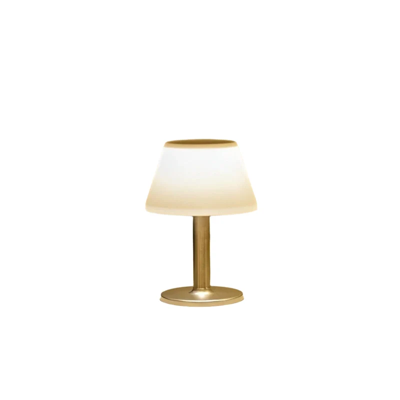 Elegant solid bordslampa för utomhusets charm Veska