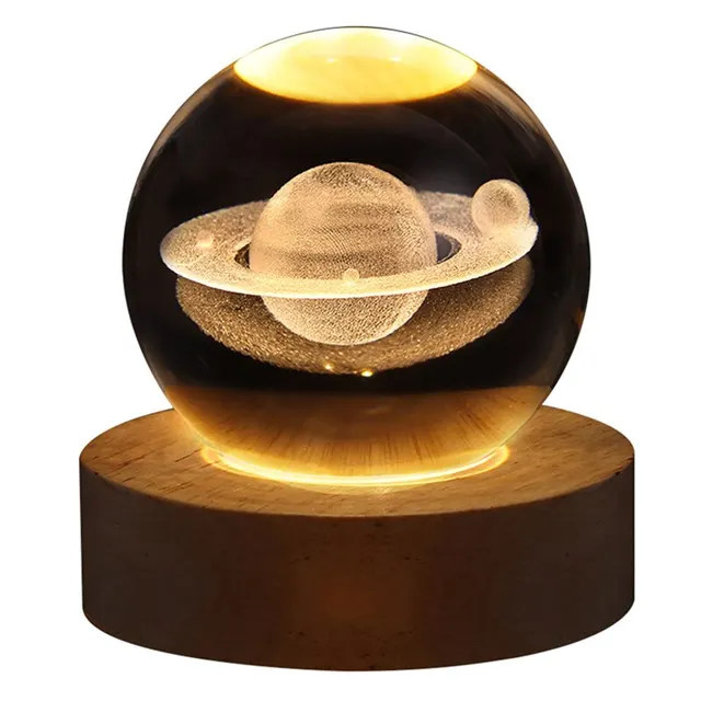 Solar-System Bordslampa – LED-lampa med planetdesign för vardagsrum | Veska