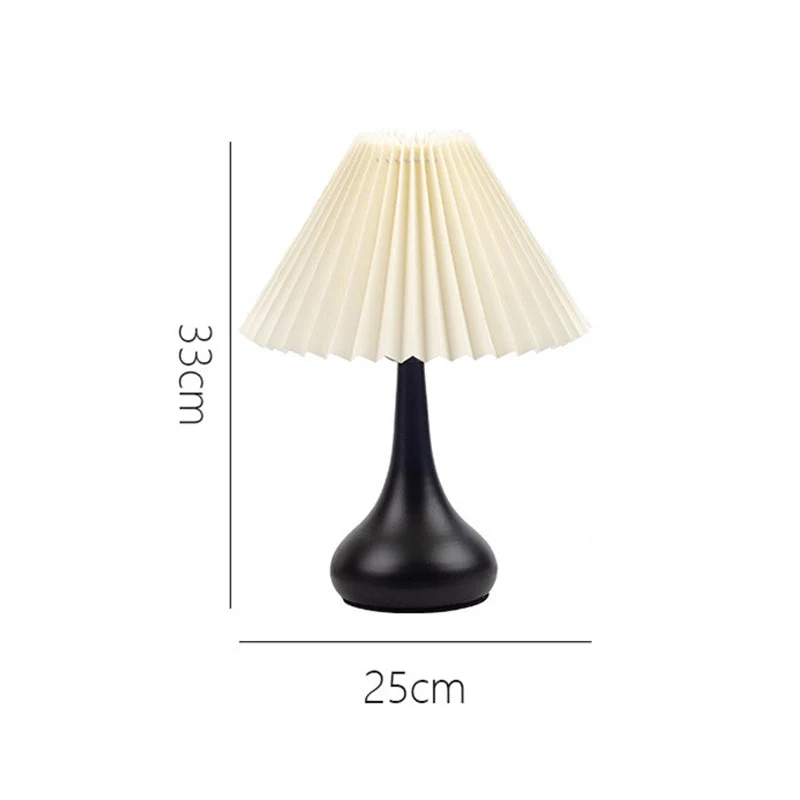 Nordisk Fällbar Lampa med LED-ljus – Modern Dekorativ Bordslampa för Vardagsrum & Sovrum | Veska