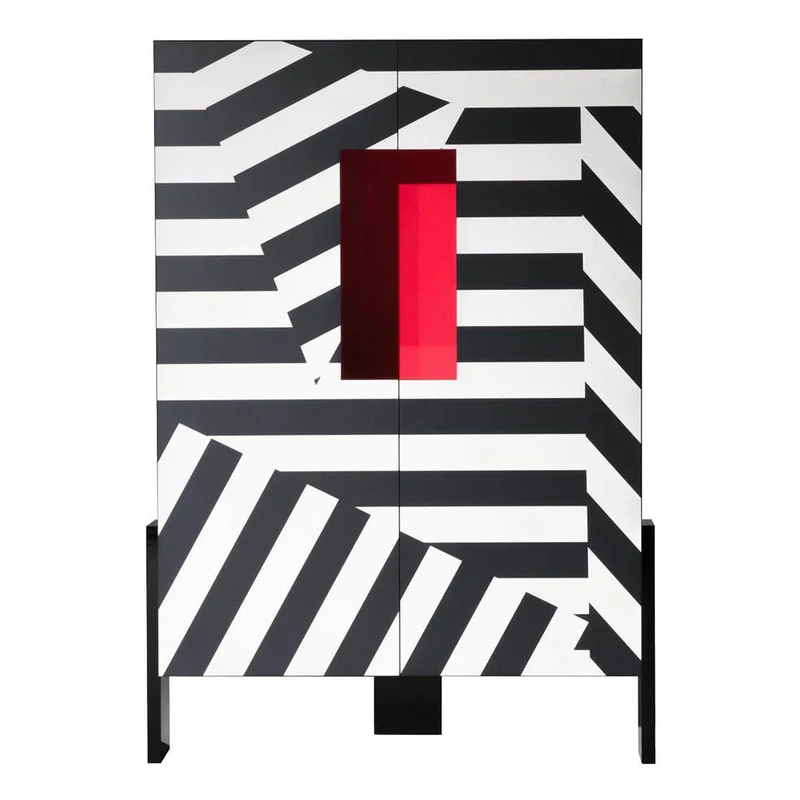 Cabinet ZIQQURAT 160x107 STRIPES by DriadeLab for Driade