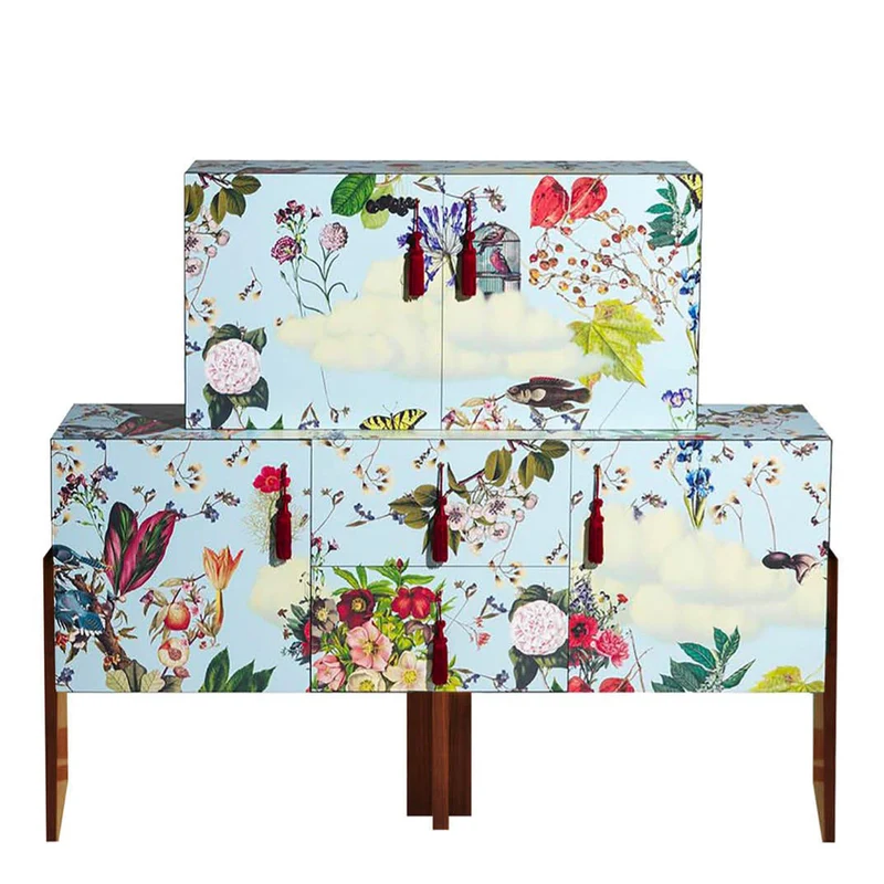 Cabinet ZIQQURAT 155x186 FLOWERS by DriadeLab for Driade