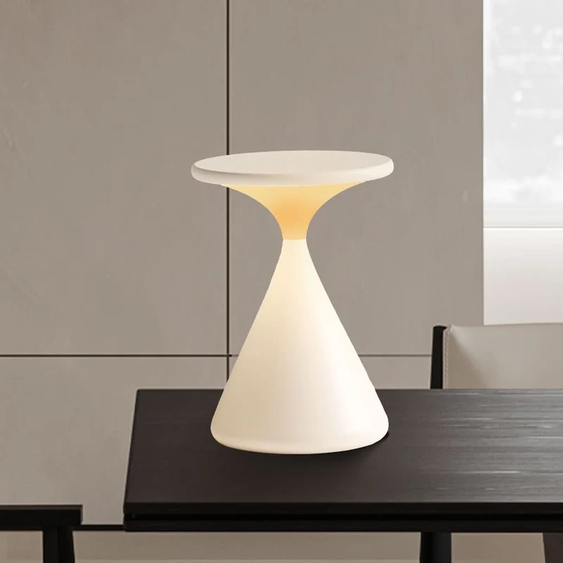 Timformad Sladdlös LED Bordslampa med Touch Dimmer | Veska