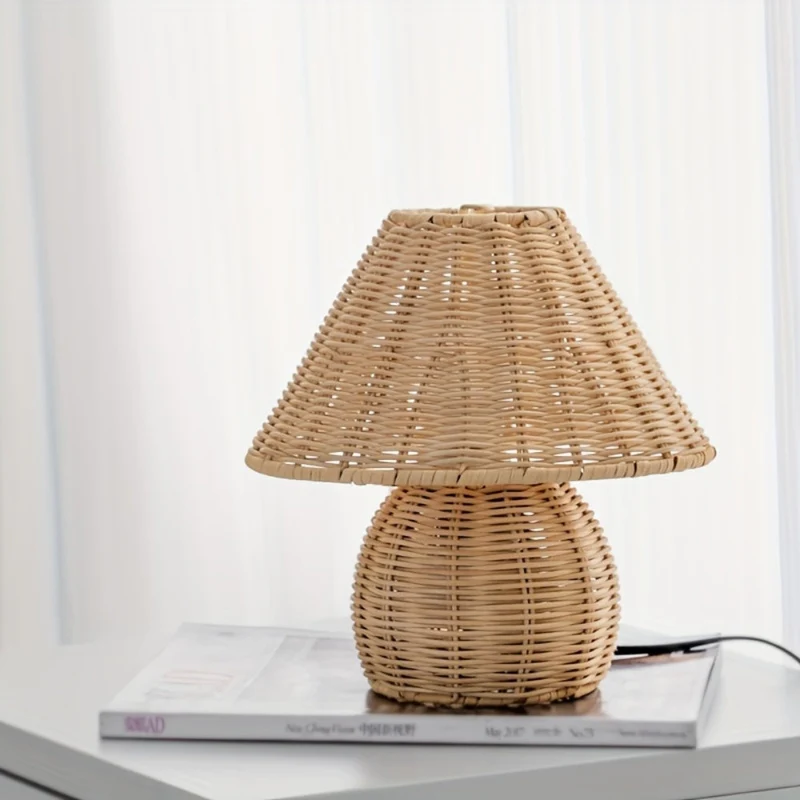 Noya Rattan Bordslampa Heminredning | Veska