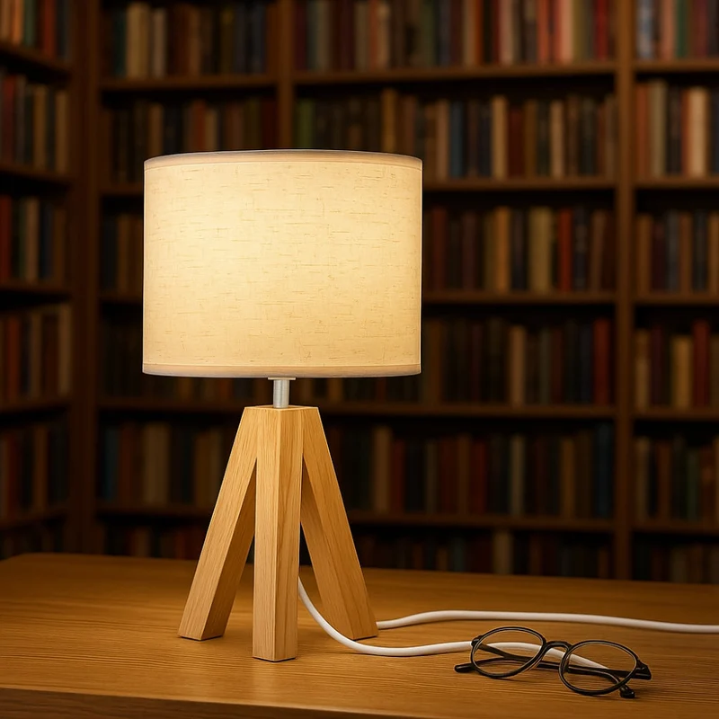 Solara Minimalist Tripod Bordslampa | Veska
