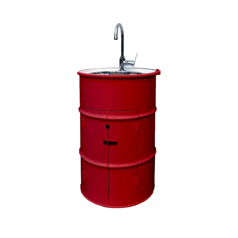 Cabinet SINK Red desigend by Francesca Cutini for Barrel12