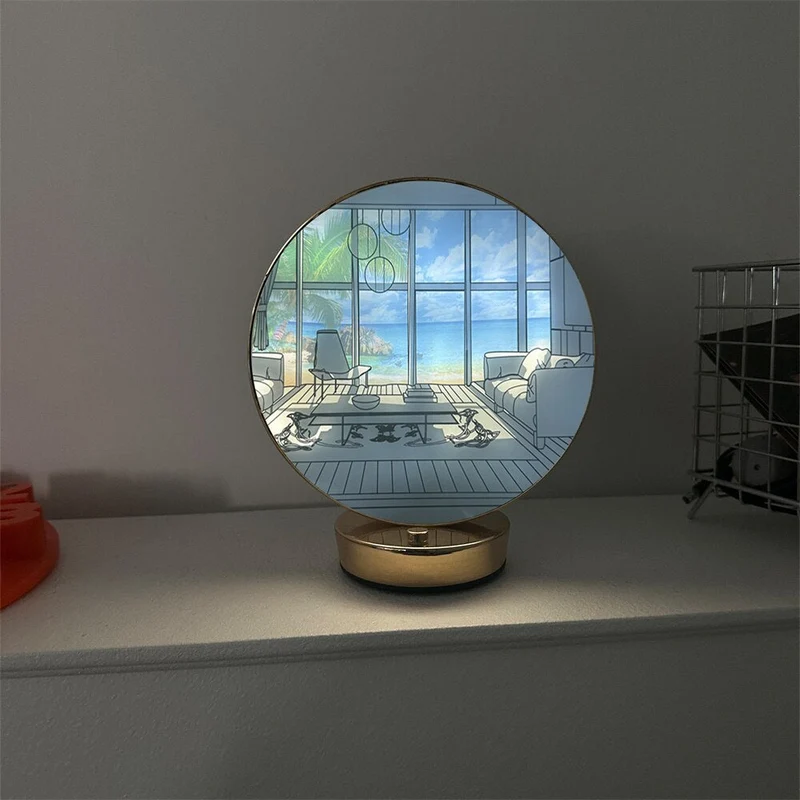 Kreativ Konstnärlig Orb Målarbordslampa | Veska
