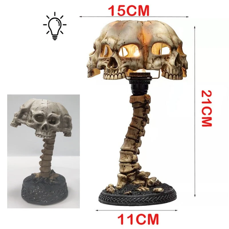 Skelett Huvud Bordslampa | Veska