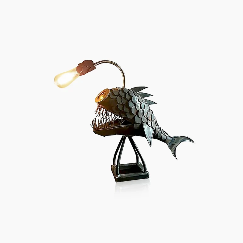 Retro Anglerfish Bordslampa | Veska