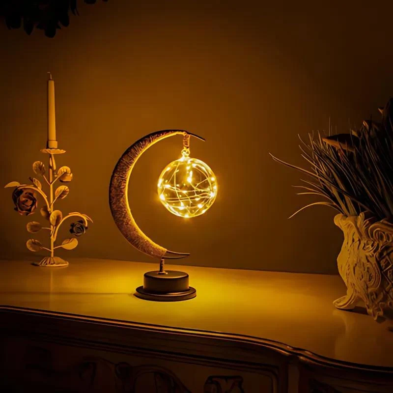 Elegant LED Bordslampa för en Magisk Atmosfär | Veska