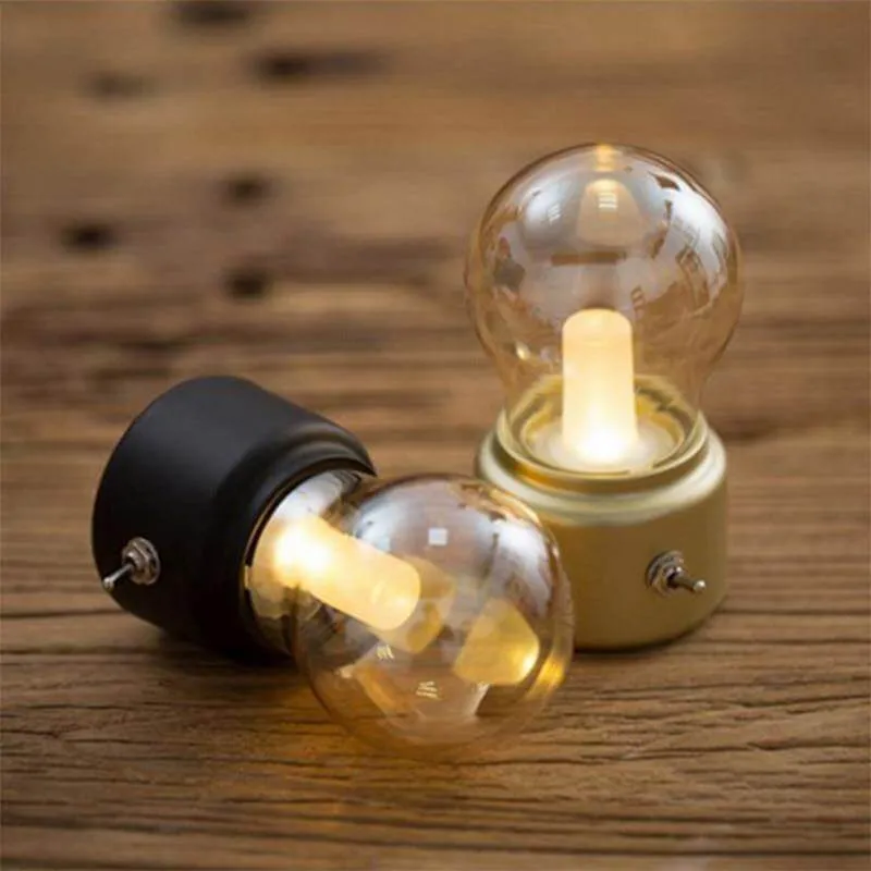 Vintage Glödlampa Bordslampa | Veska