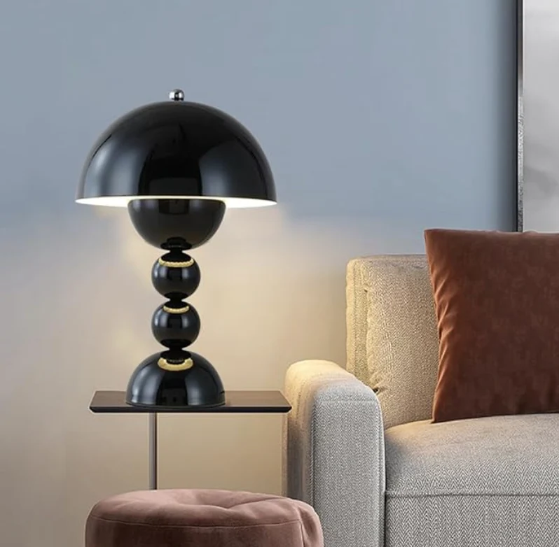 Svamp Dimbar LED Bordslampa | USB Uppladdningsbar | Veska