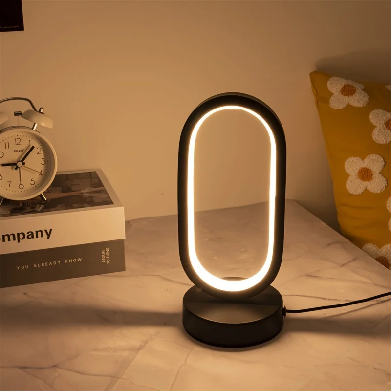 | Modern U-formad LED bordslampa | Veska