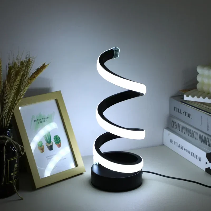 Modern Spiral LED Bordsarmatur | Veska