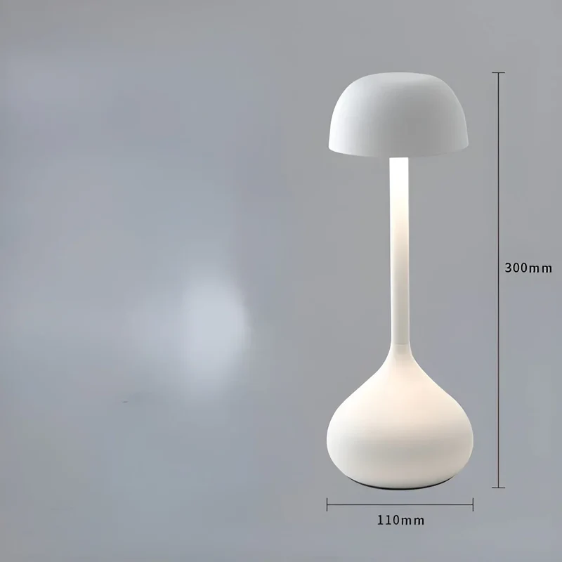 Trådlös dimbar svampbordslampa | Veska