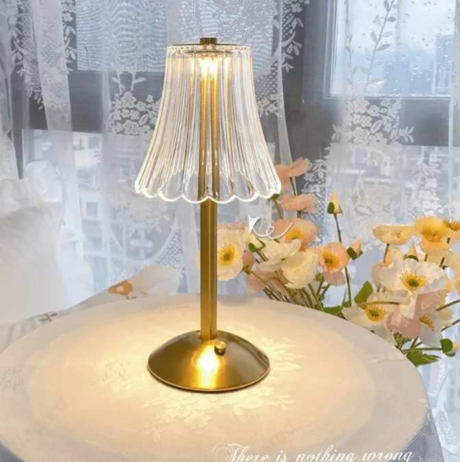 Trådlampa i kristall med dimmerfunktion | Veska
