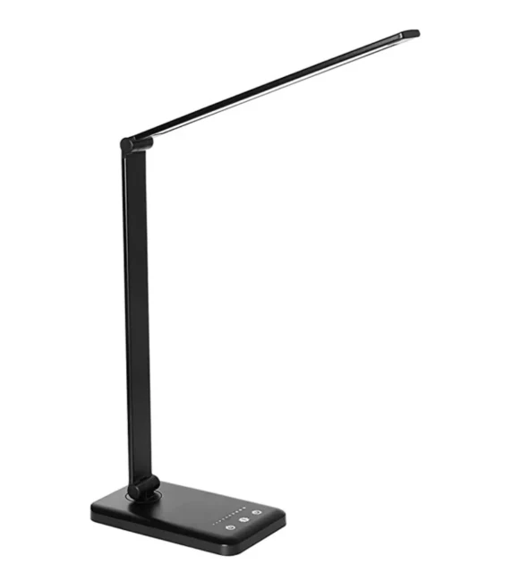 Samtida justerbar LED-bordslampa med laddningsfunktion | Veska